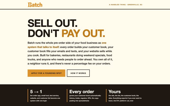 batch.handledagency.co homepage