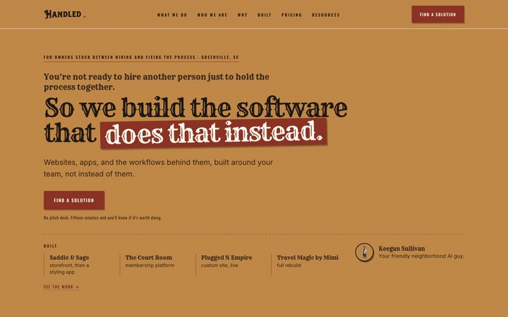 handledagency.co homepage